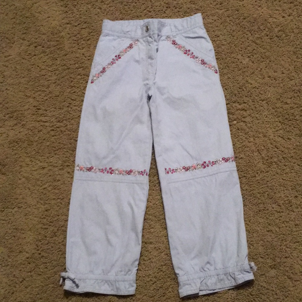 Vintage Gymboree Romantic Garden lilac pants Sz 8